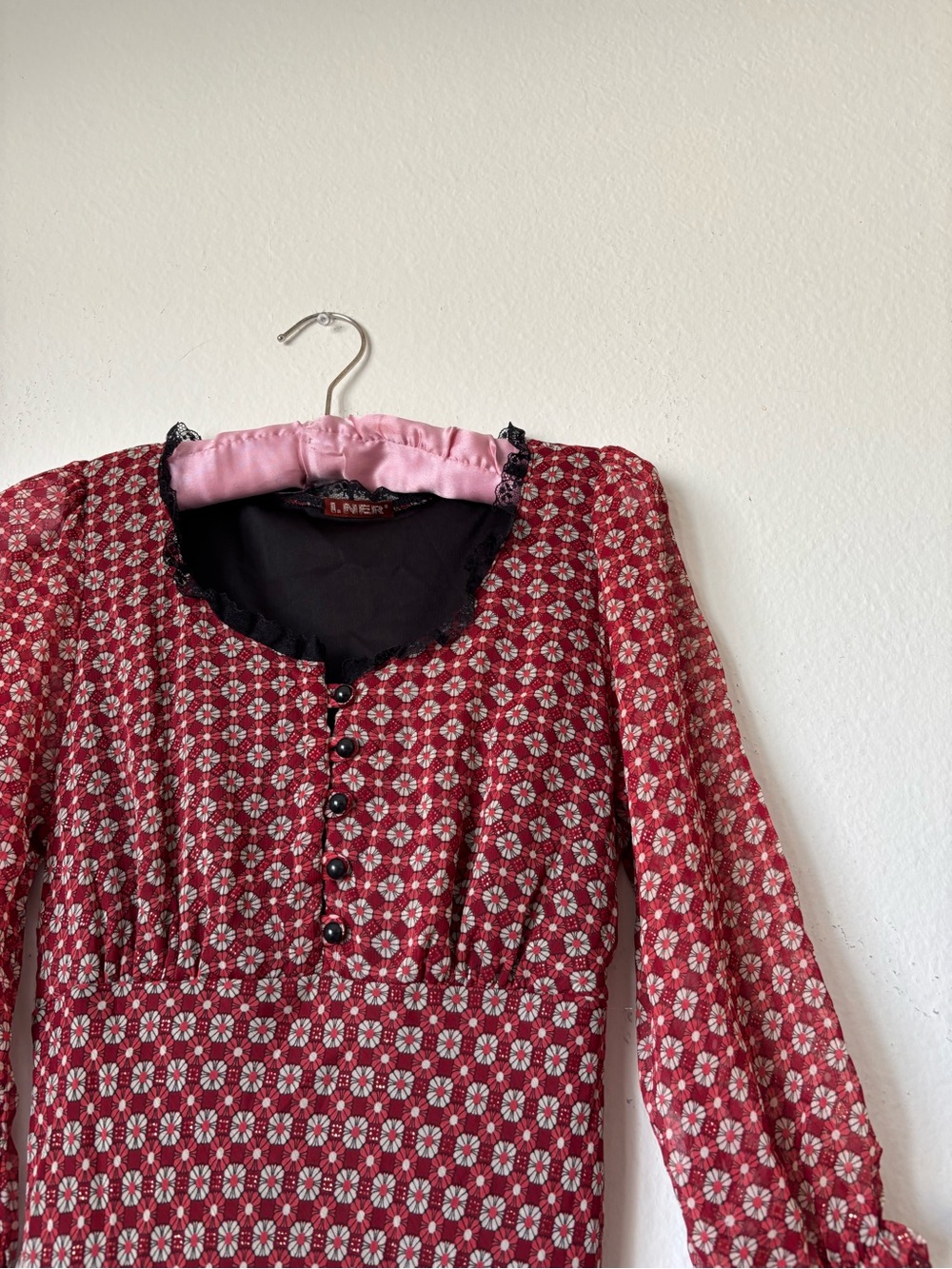 Vintage Little house on the prarrie style Fall dress - Picture 2 of 5